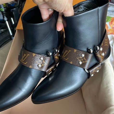 louis vuitton rhapsody ankle boots